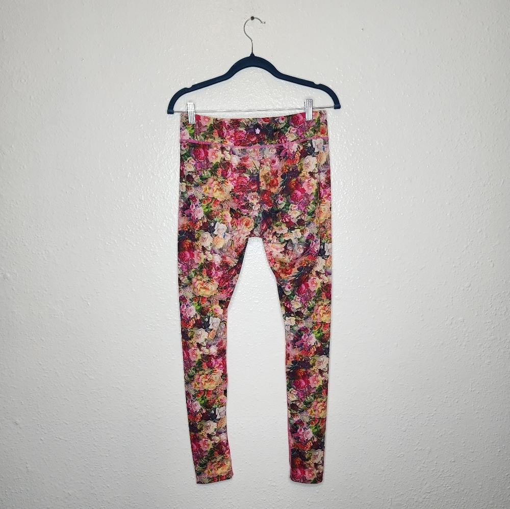 Kiragrace Floral Garden Yoga Legging Size M